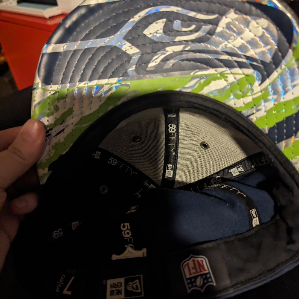 Seattle Seahawks 59Fifty New Era Hats - Picture 6 of 8
